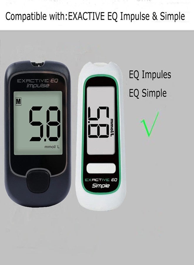 HARPIMER Exactive EQ Test Strips x100 pieces and Lancets x 100 for Blood Glucose Meter Blood Sugar Monitor - Image 2